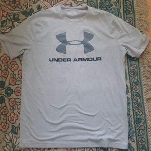 Mens Gray UA Tshirt-Medium